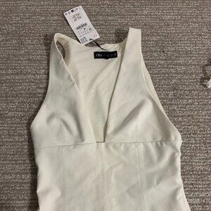 White Zara Top New with Tags